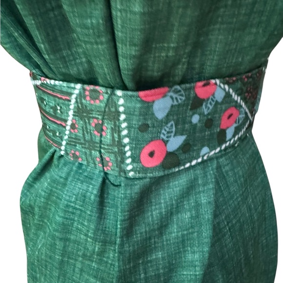 Deadstock 1950s/Early‎ 60s 100% Polyester Shirt Dress w/Matching Belt - Picture 6 of 10